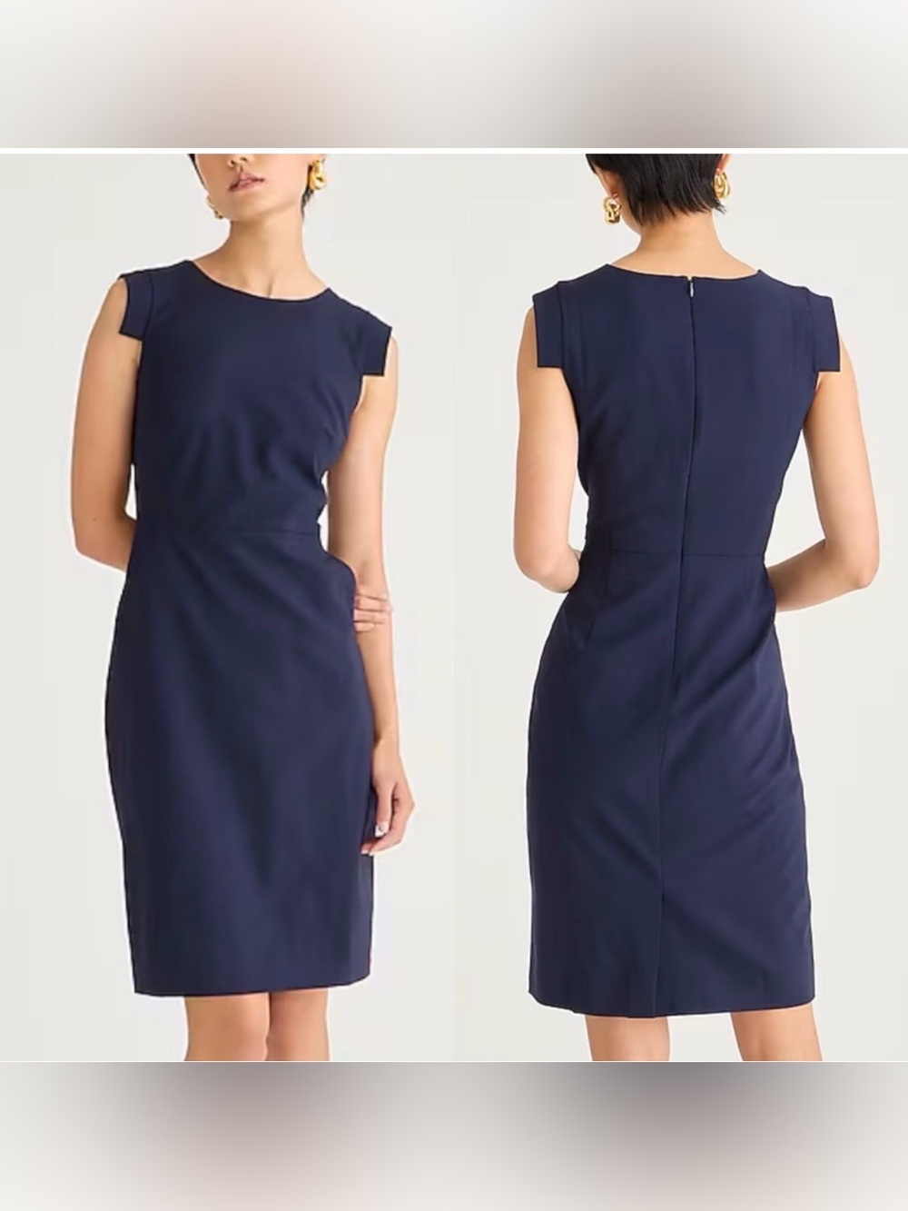 EUC J. crew Resume Dress in Stretch Wool